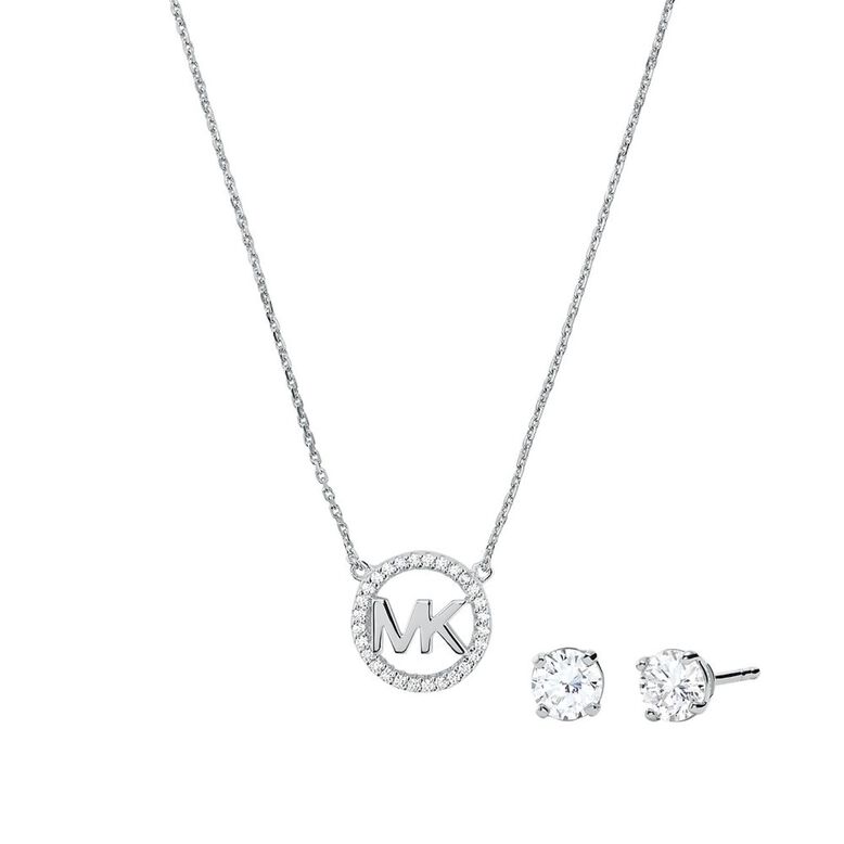 Premium Woman Jewell Set Silver, , hi-res