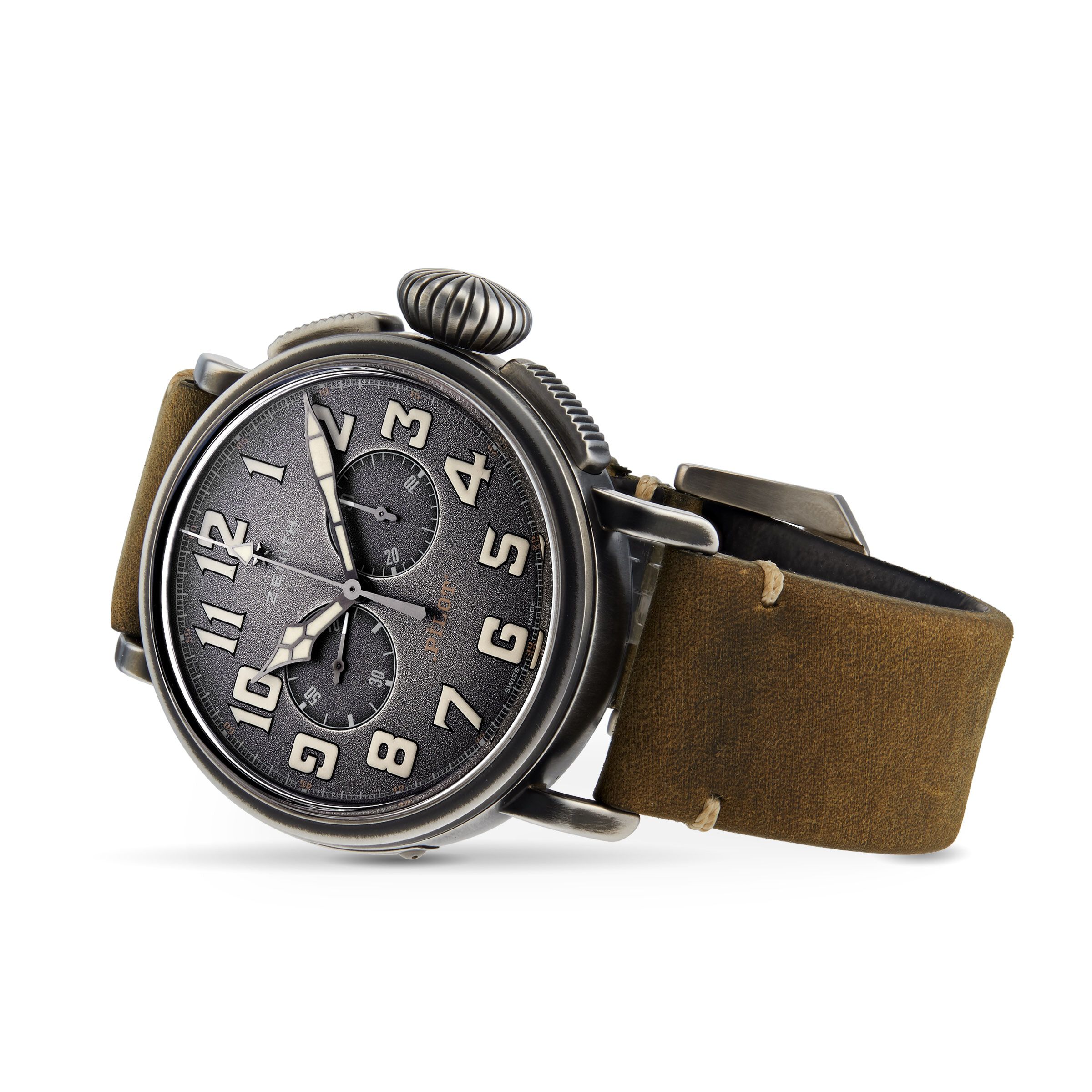 Zenith Pilot Type 20 Chronograph Ton Up 45mm Fine Watches Heathrow Reserve Collect