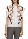 Check Knight Stamp Silk Scarf, , hi-res