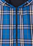 Reversible Check Hooded Jacket, , hi-res