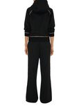 Check Trim Cotton Blend Zip Hoodie, , hi-res
