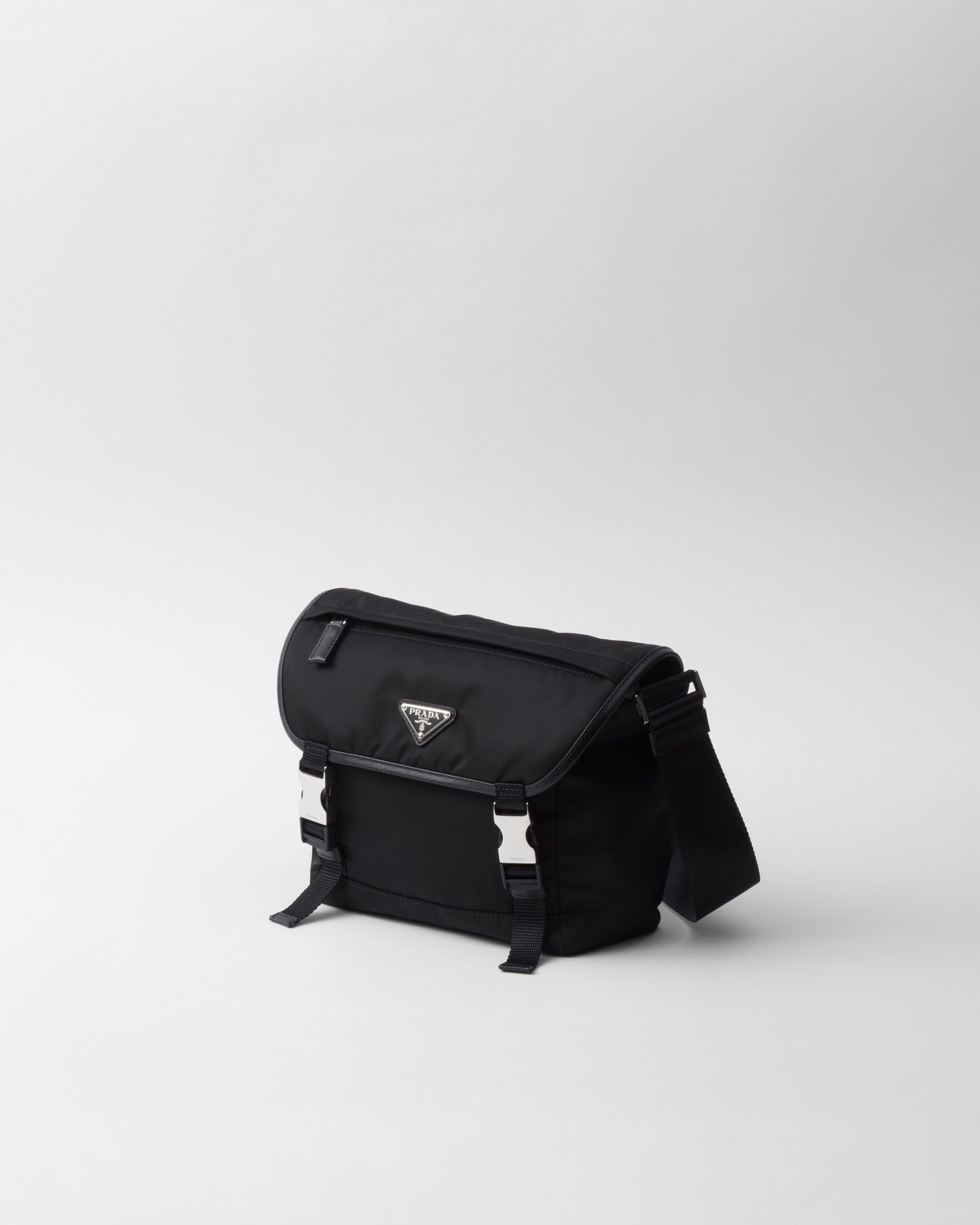 Prada Re-Nylon and Saffiano leather shoulder bag Crossbody