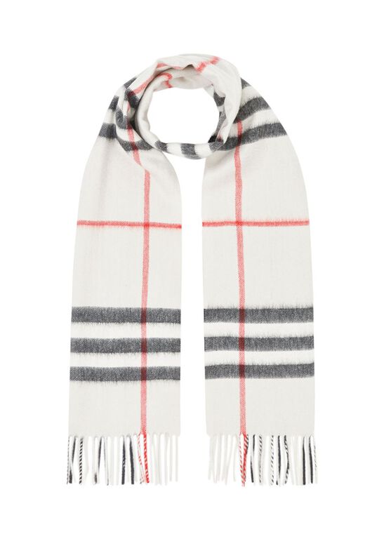 Check Cashmere Scarf, , hi-res
