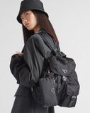 Re-Nylon medium backpack with pouch, , hi-res