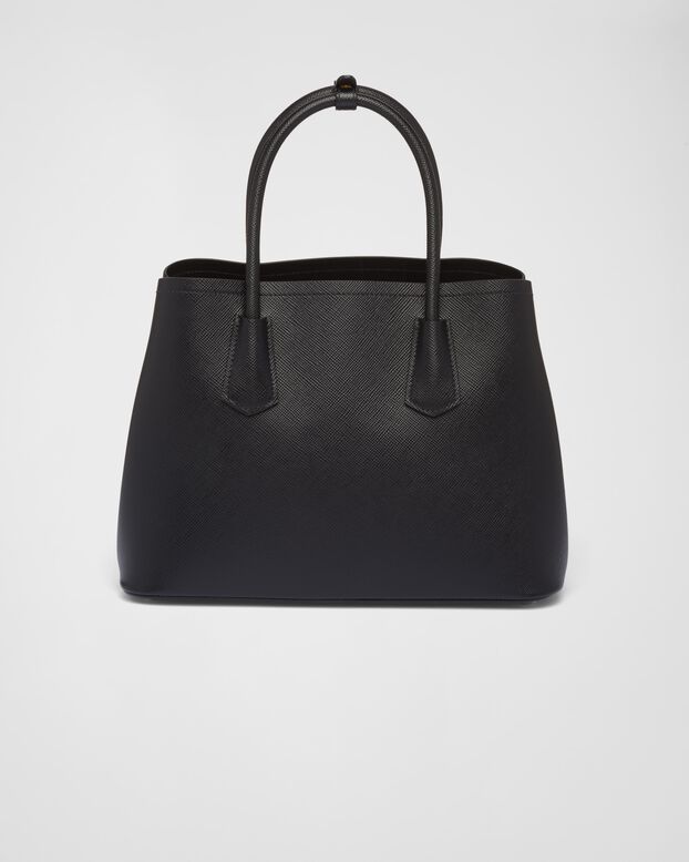 Small Saffiano Leather Double Prada Bag, , hi-res