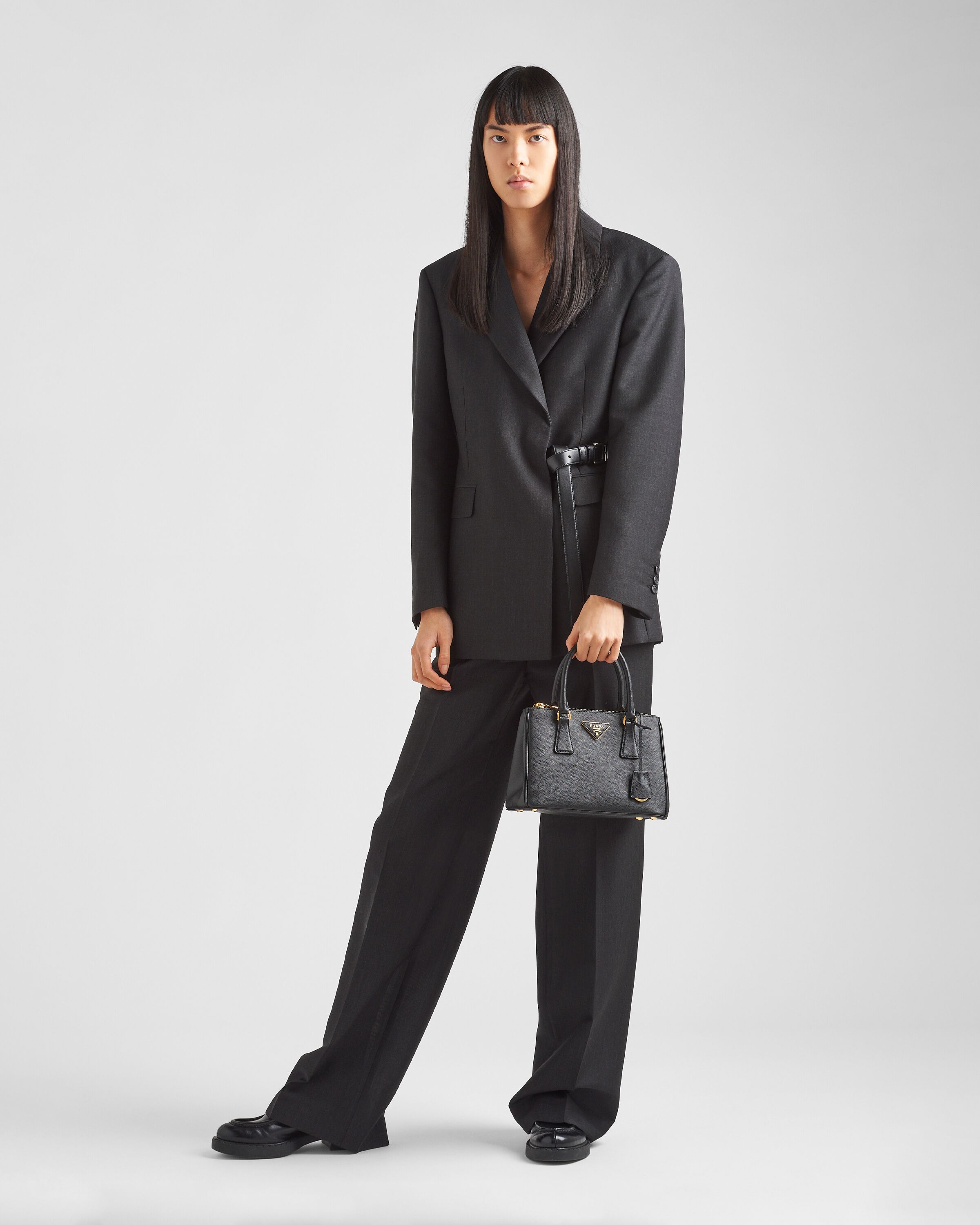Prada mini galleria saffiano leather satchel outlet