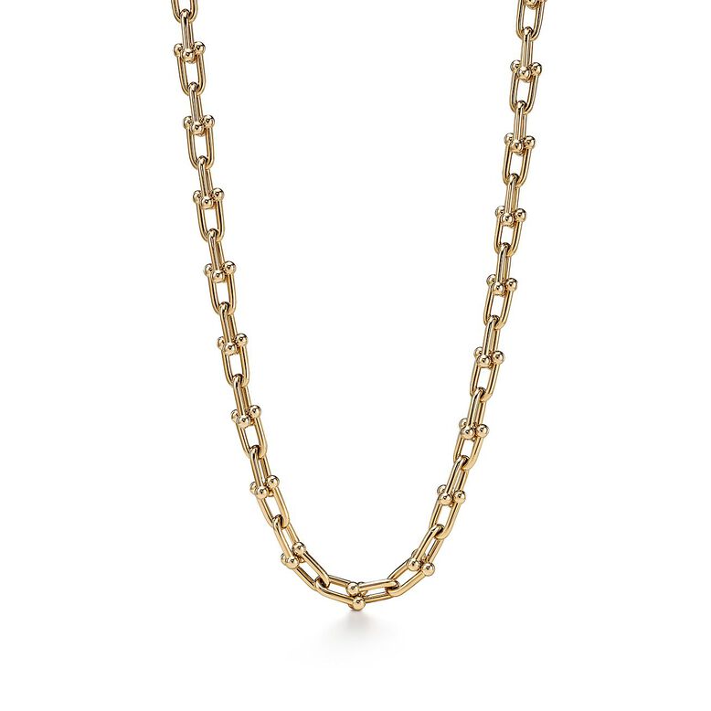 Tiffany HardWear Medium Link Necklace in Yellow Gold, , hi-res