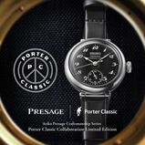 Presage Craftsmanship Series Limited Edition Black Enamel Dial Strap 35mm Watch Porter Classic Collaboration, , hi-res
