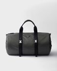 Re-Nylon and Saffiano leather duffle bag
