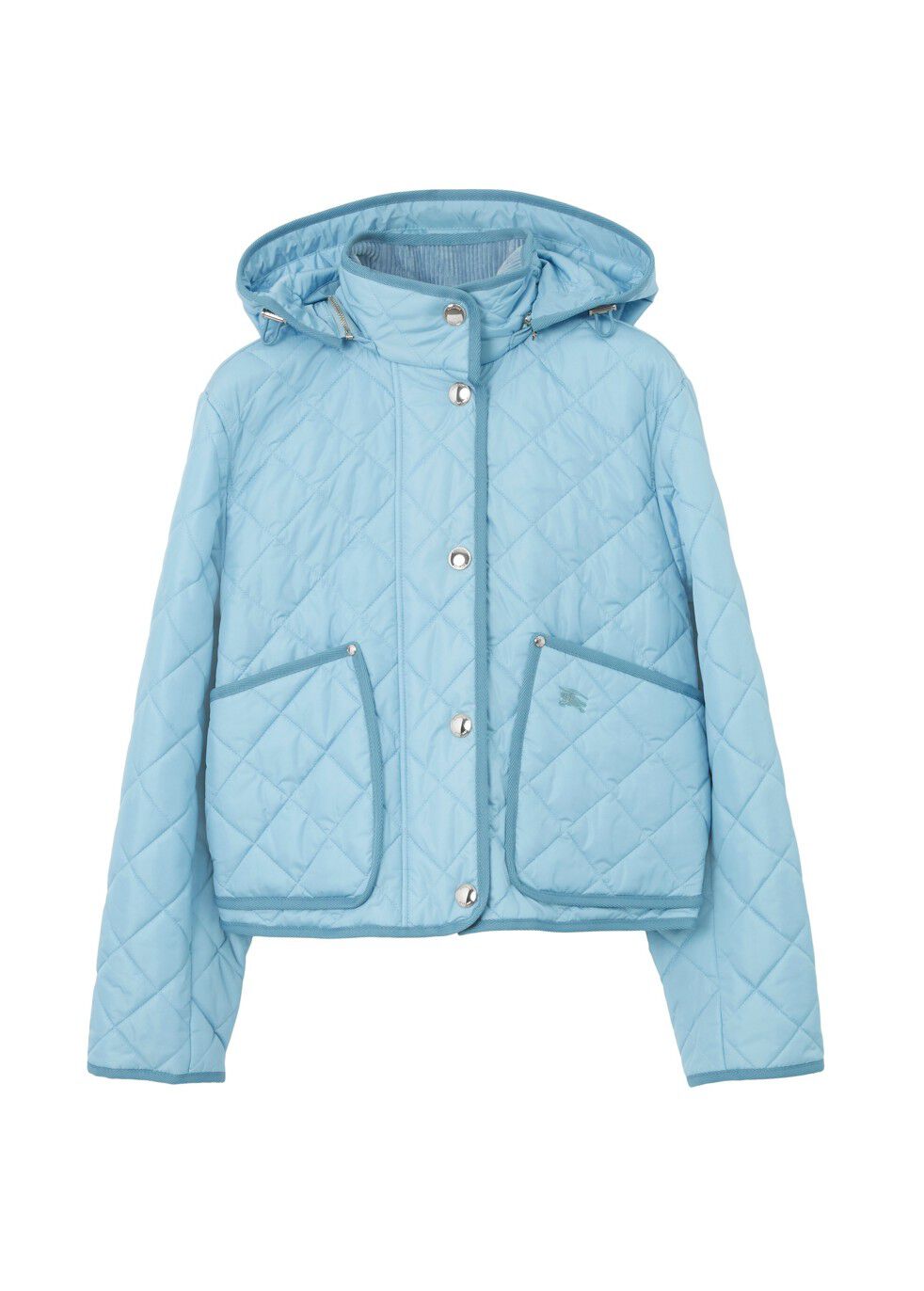 Burberry detachable hood lightweight diamond quilted coat cheap
