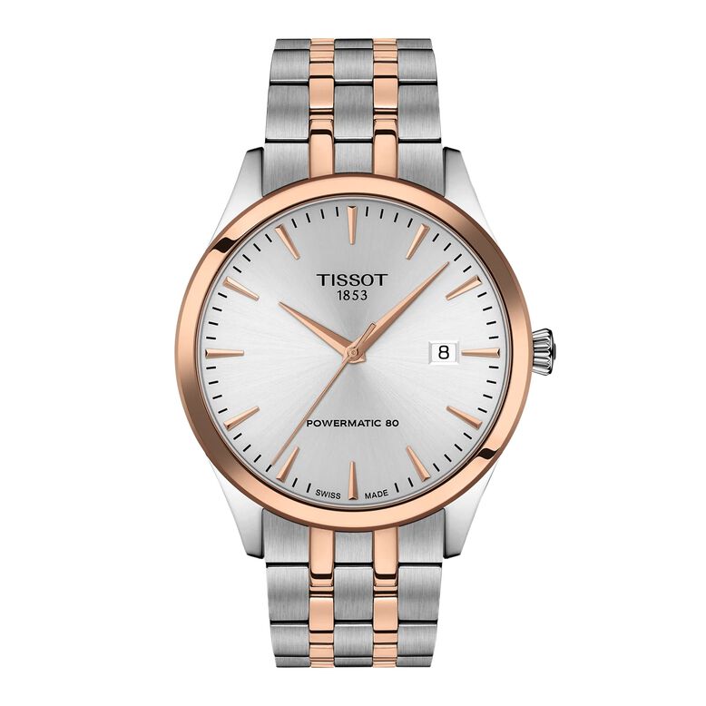 Classic Dream 40mm Silver &amp; Rose Gold Mens Watch, , hi-res