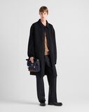 Medium Re-Nylon and leather shoulder bag, , hi-res