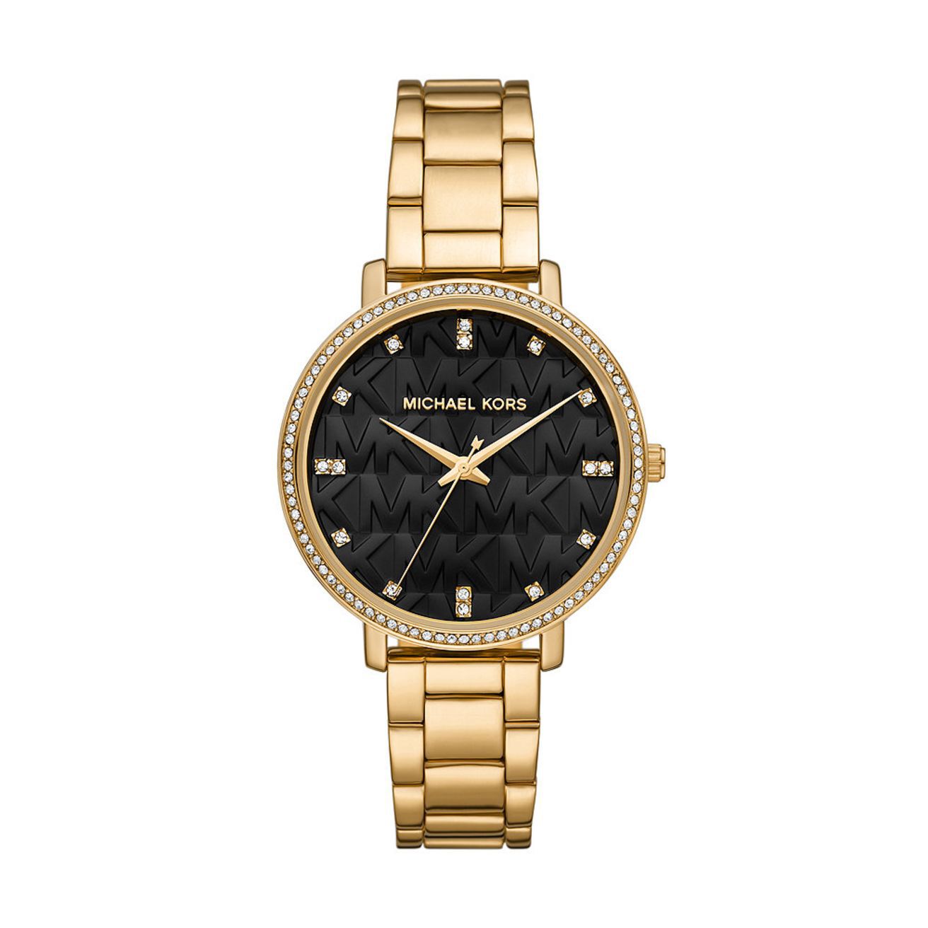 Michael kors black watches for ladies shop