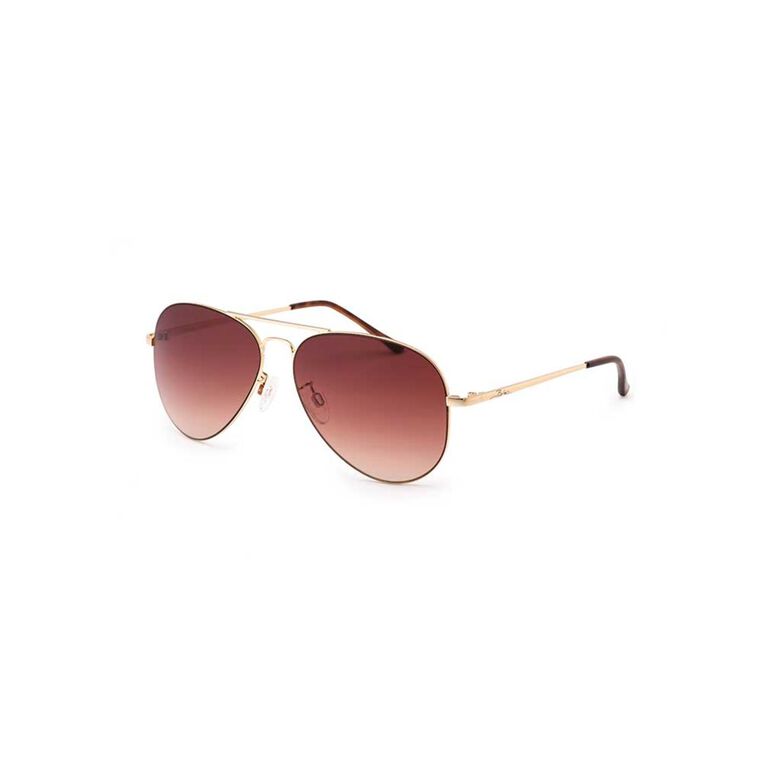 Darwin Gold and Brown Sunglasses F923, , hi-res