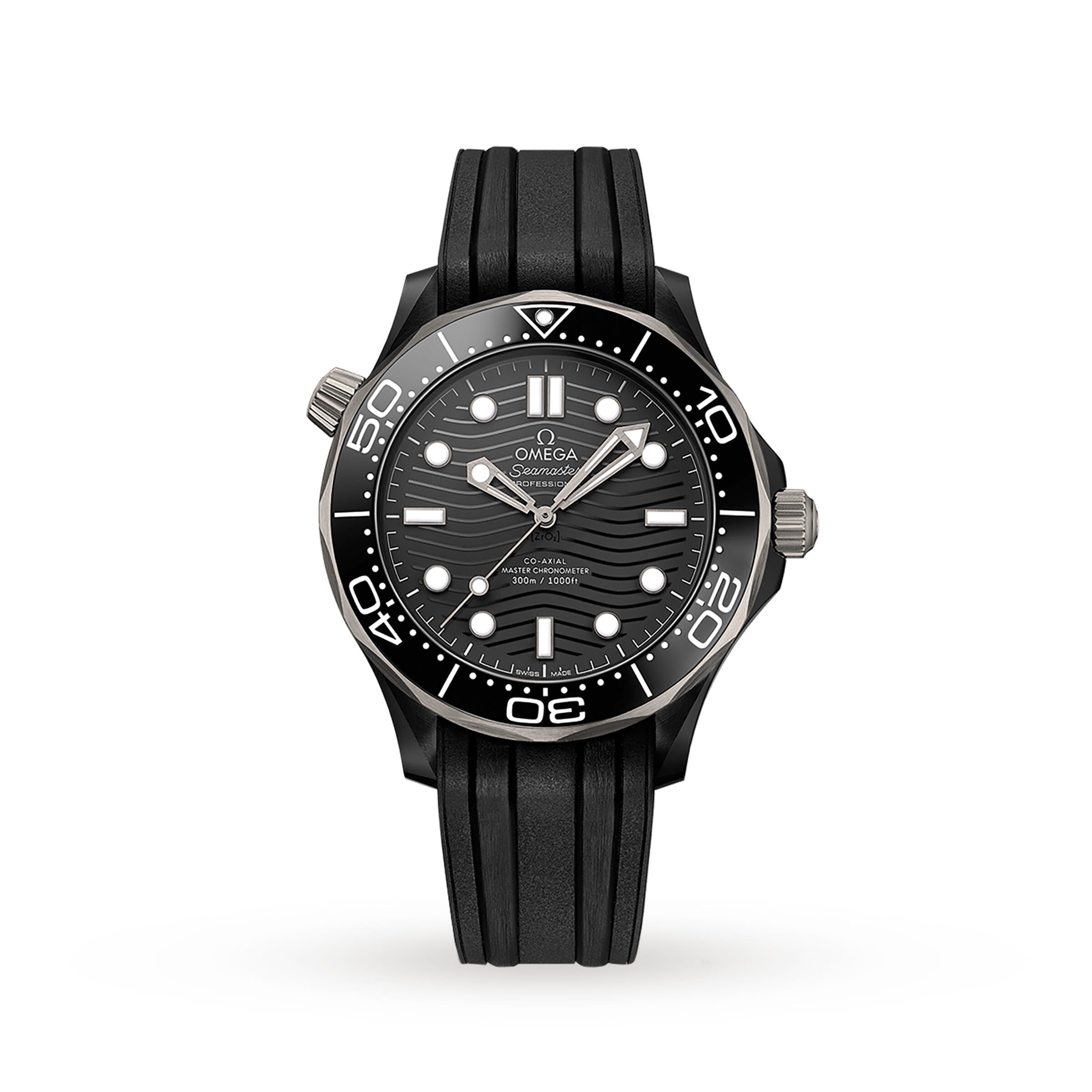 Omega seamaster black and white online