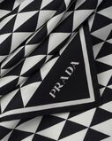 Printed silk twill scarf, , hi-res