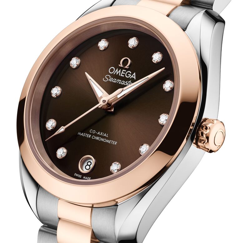 Seamaster Aqua Terra 150M 30mm Ladies Watch Brown, , hi-res