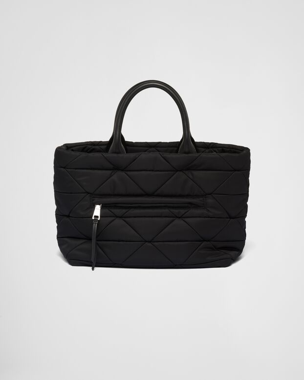 Re-Nylon medium padded tote, , hi-res