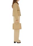 Cropped Quilted Nylon Jacket, , hi-res