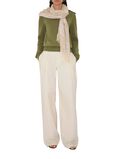 Wide Check Wool Scarf, , hi-res