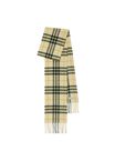 Narrow Check Cashmere Scarf