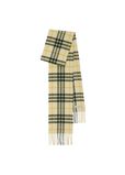 Narrow Check Cashmere Scarf, , hi-res