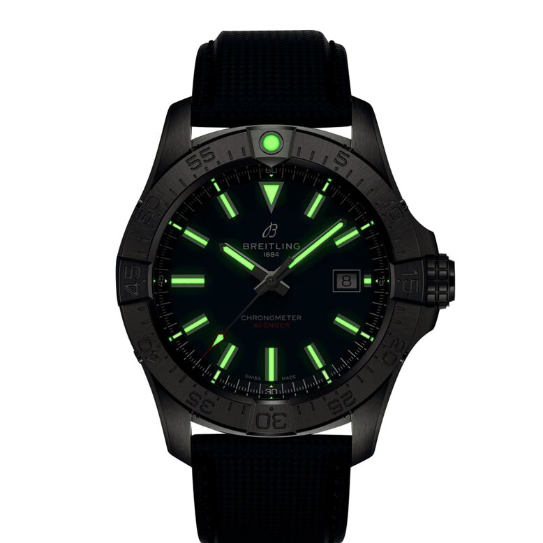 Avenger Automatic 42mm Mens Watch Blue Leather, , hi-res