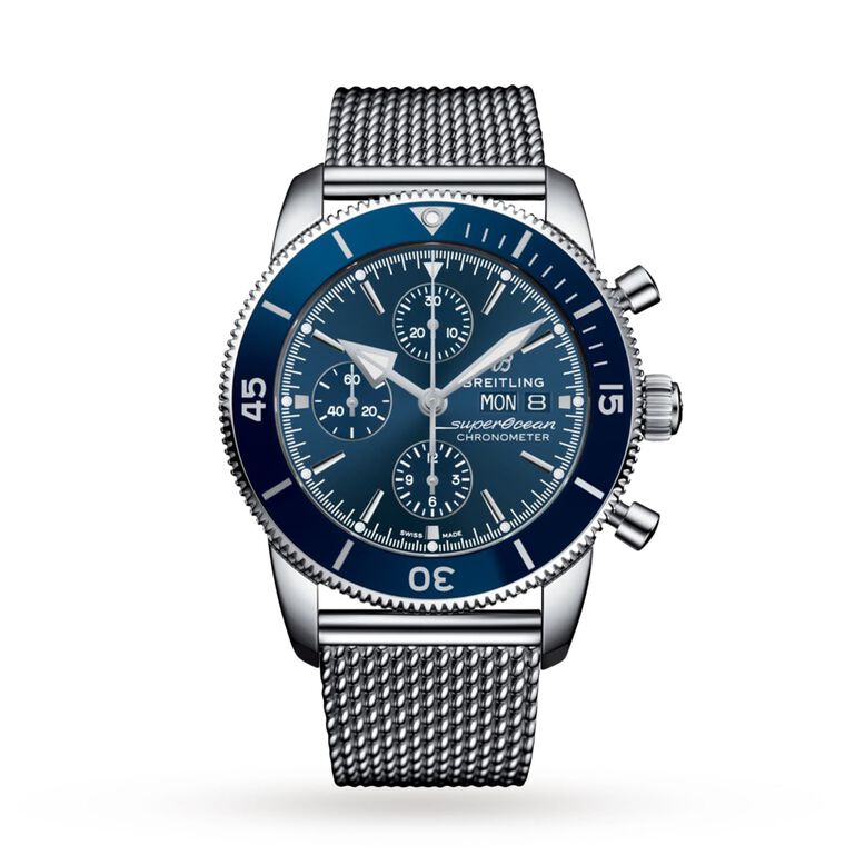 Superocean Heritage Chronograph 44 Stainless Steel Watch, , hi-res