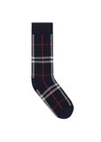 Check Cotton Cashmere Blend Socks, , hi-res