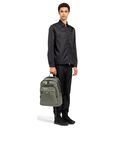 Re-Nylon and Saffiano leather backpack, , hi-res