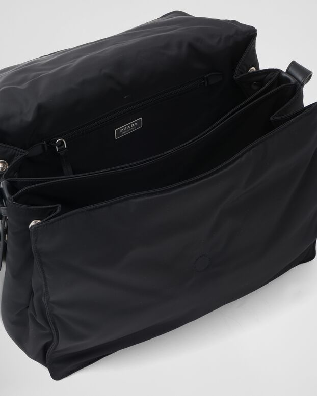 Re-Nylon large padded shoulder bag, , hi-res