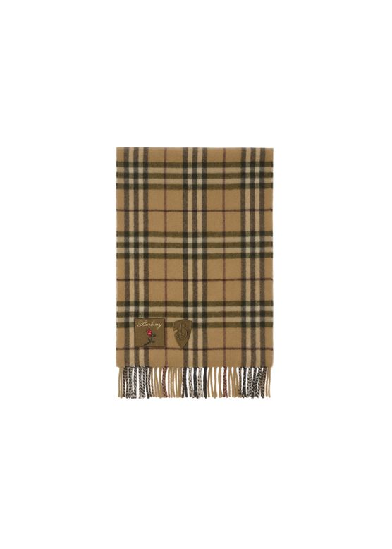 Badge Check Cashmere Scarf, , hi-res