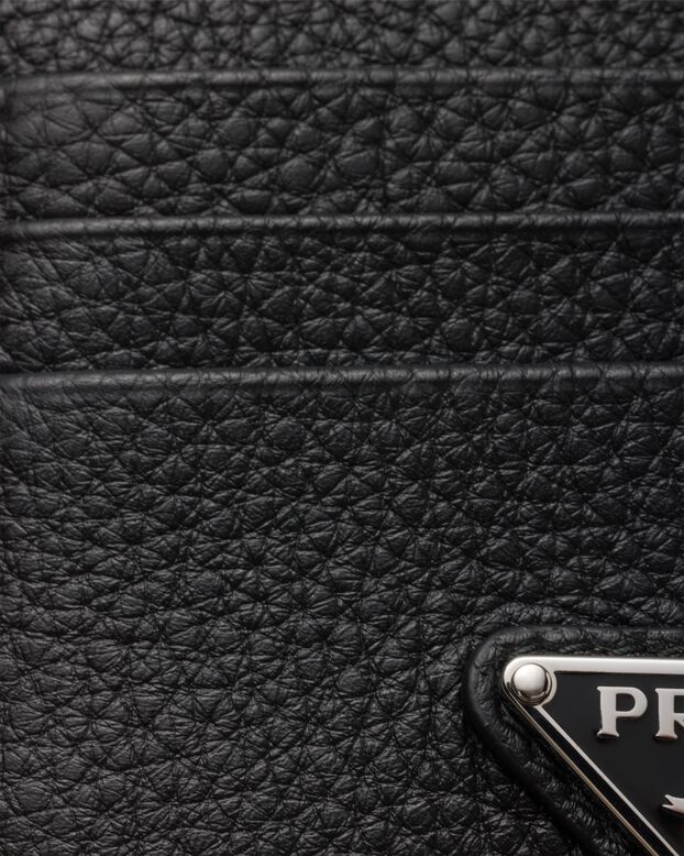 Leather card holder, , hi-res