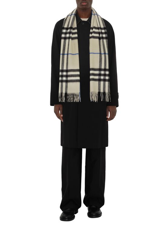 Check Cashmere Scarf, , hi-res