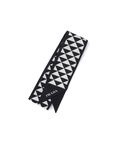 Printed silk tie