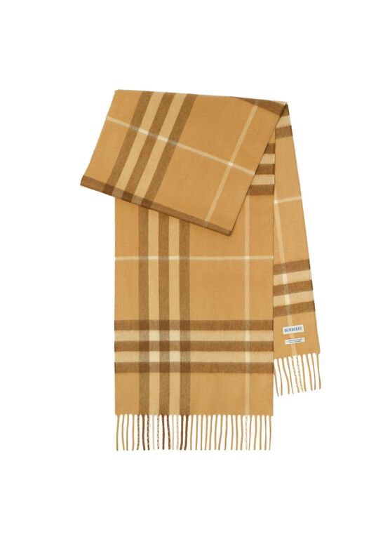 Check Cashmere Scarf, , hi-res