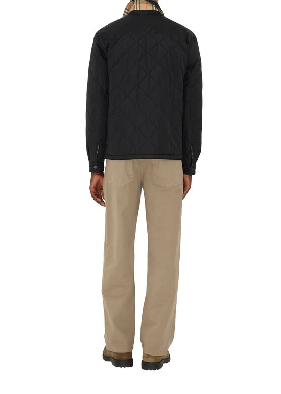 Reversible Quilted Nylon Overshirt, , hi-res