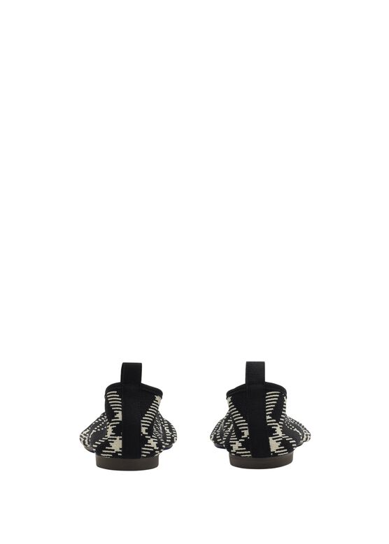 Check Knit Baby Ballerinas, , hi-res