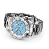 Flying Officer Chronograph Automatic 40mm Unisex Watch Sky Blue Dial, , hi-res