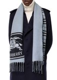 Reversible Knight Stamp Scarf, , hi-res