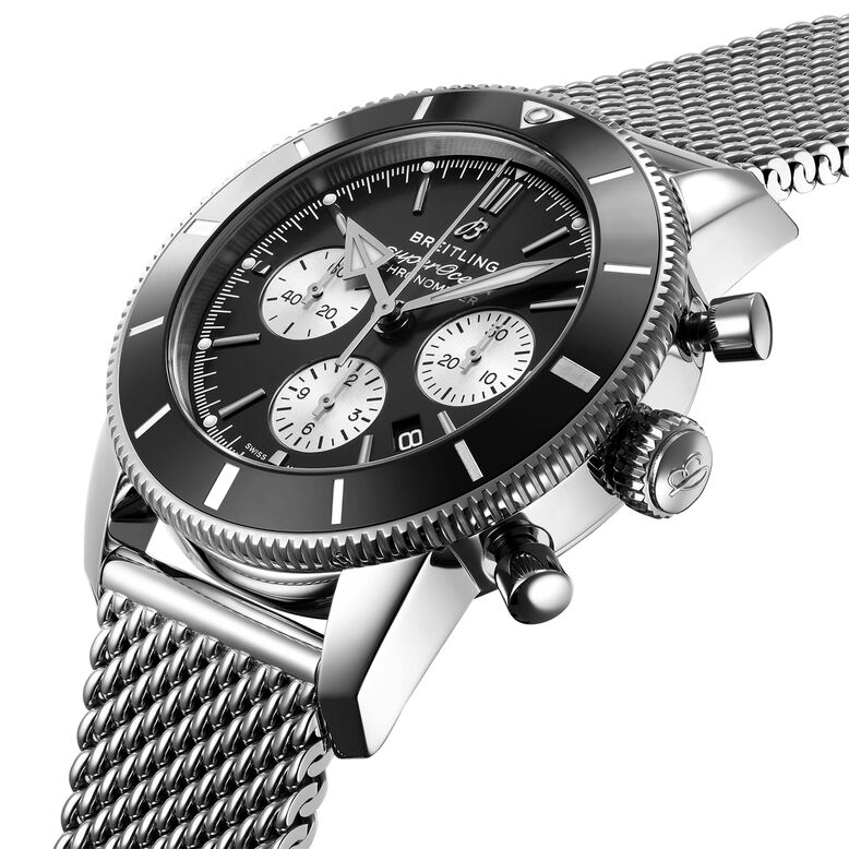 Superocean Heritage B01 Chronograph 44 Stainless Steel Watch, , hi-res