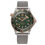 Seamaster Diver 300M 42mm Titanium Mens Green Watch, , hi-res