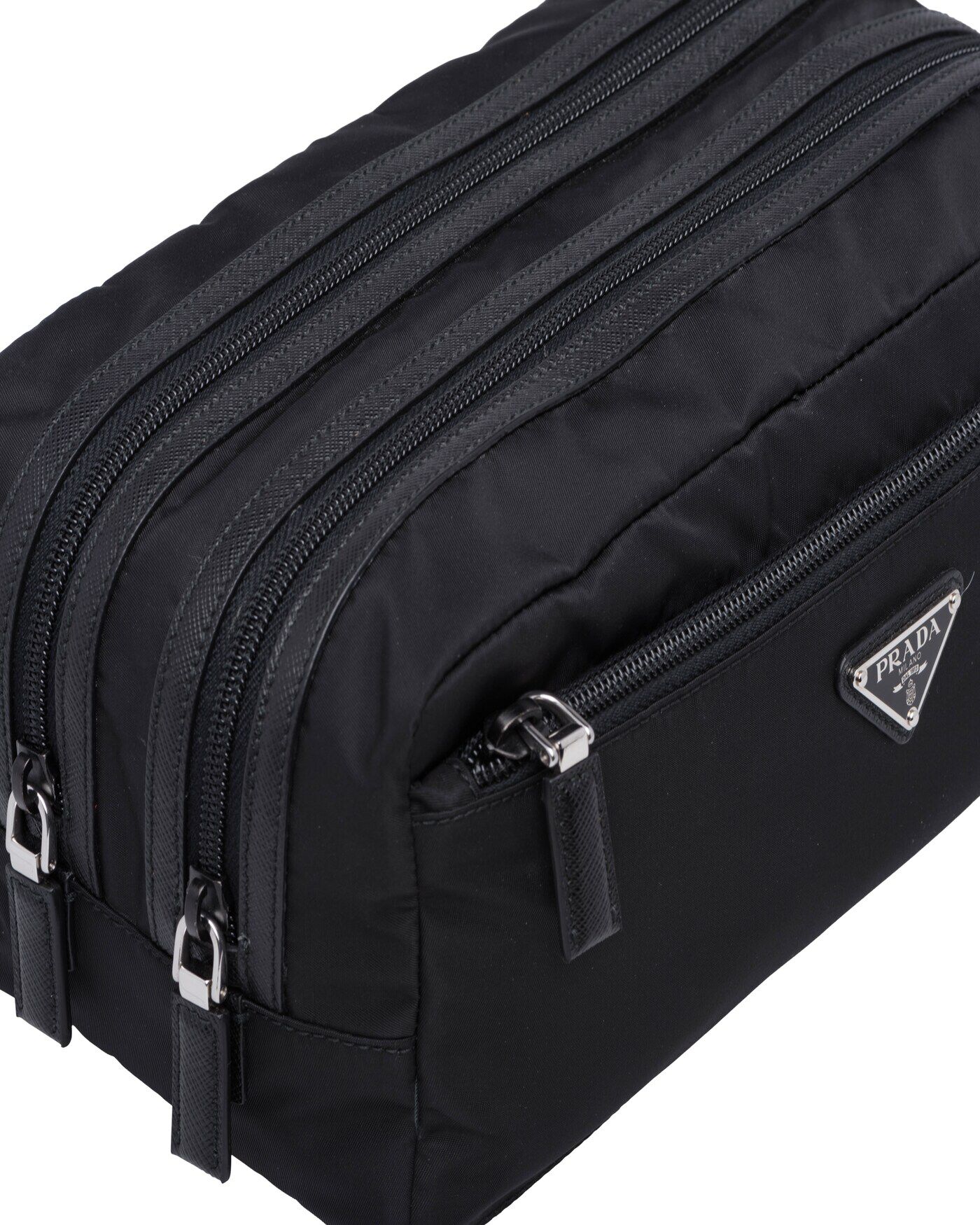 Prada Nylon and Saffiano Leather Travel Pouch Accessories | Heathrow  Boutique