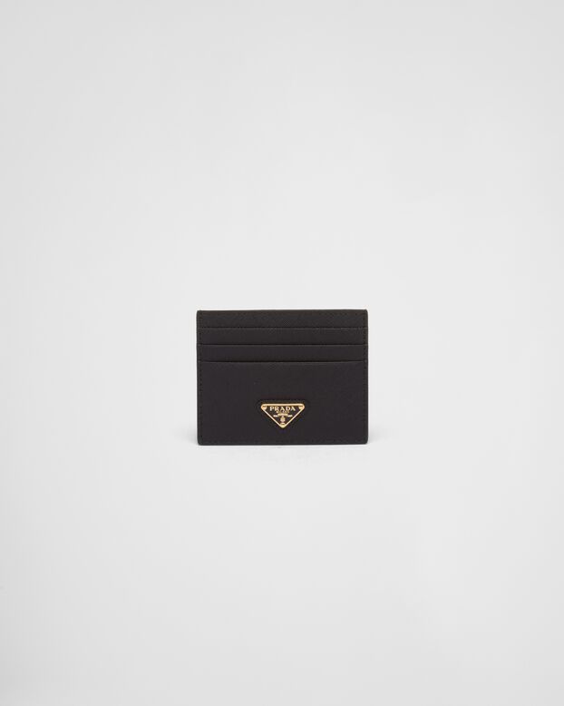 Saffiano Leather card holder, , hi-res