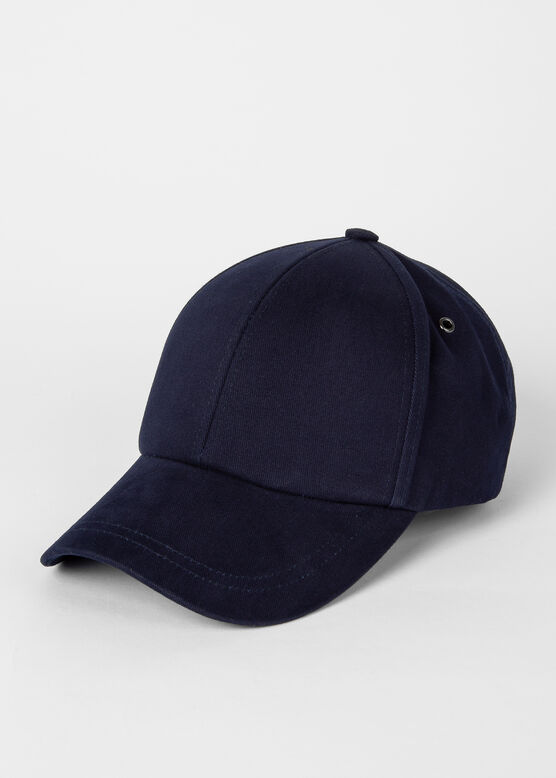 MEN CAP BSBALL+ TRIM NAVY, , hi-res