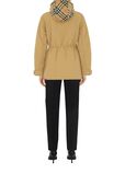 Check Hood Quilted Nylon Jacket, , hi-res