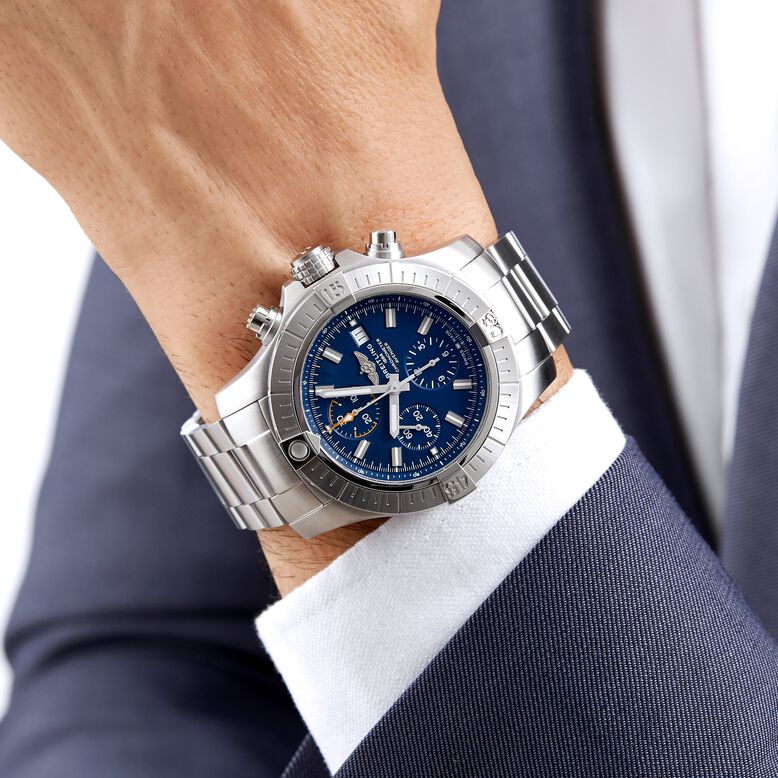 Avenger Chronograph 45 Stainless Steel Watch, , hi-res