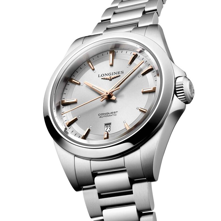 Conquest 30mm Ladies Watch Silver, , hi-res