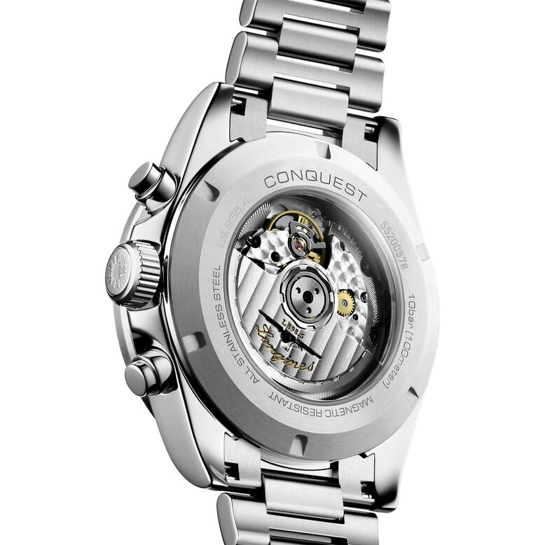 Conquest Chronograph 42mm Mens Watch Black, , hi-res