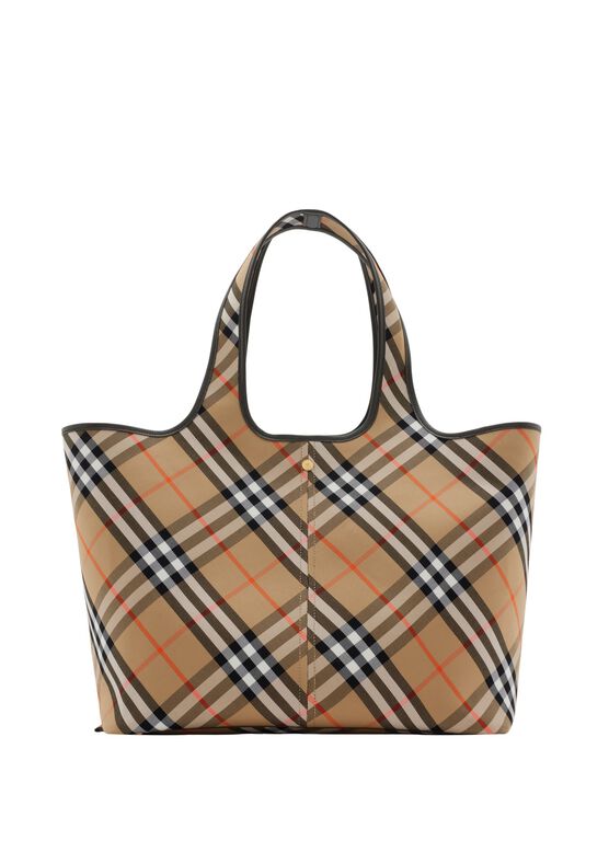 Medium Check Tote, , hi-res